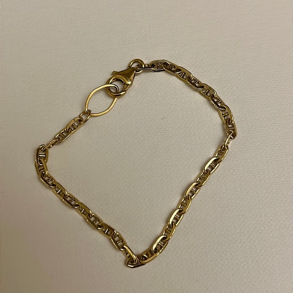 Gold d’ancre bracelet - Picture 1 of 3